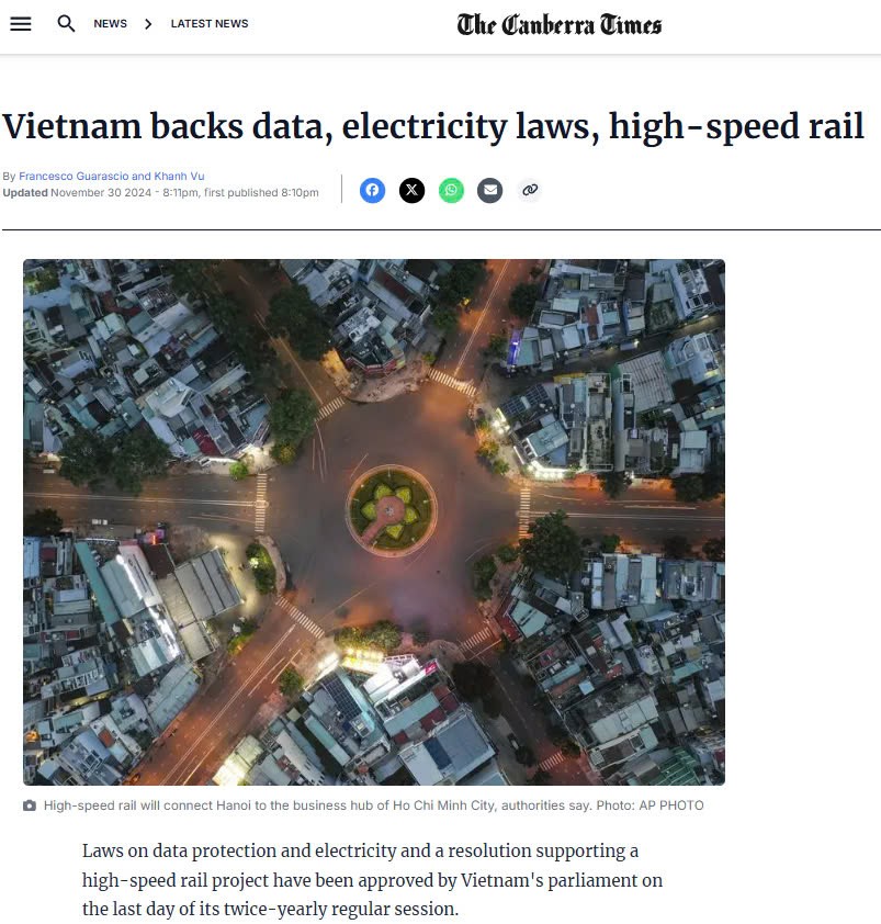 Truyền thông quốc tế nói gì về Luật Điện lực (sửa đổi) mới được thông qua? Truyền thông quốc tế nói gì về Luật Điện lực (sửa đổi) mới được thông qua?