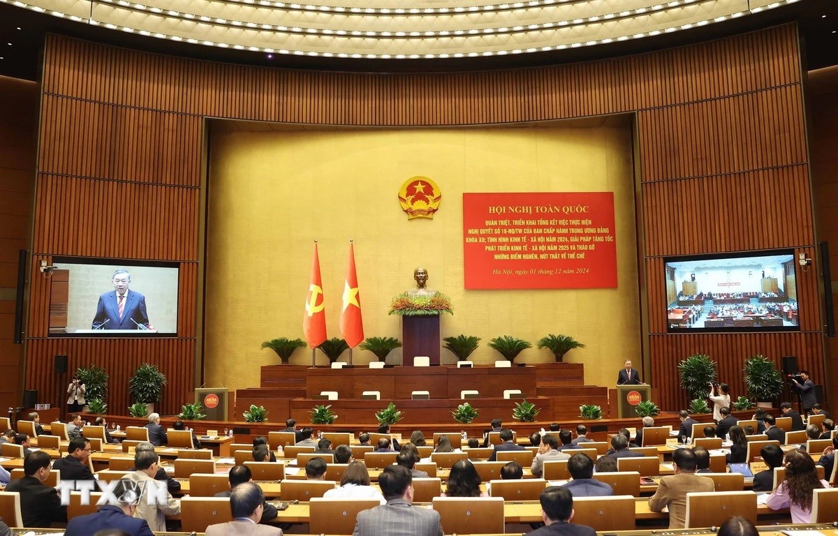 Chỉ đạo của Tổng Bí thư Tô Lâm tại Hội nghị quán triệt, triển khai tổng kết thực hiện Nghị quyết 18-NQ/TW Chỉ đạo của Tổng Bí thư Tô Lâm tại Hội nghị quán triệt, triển khai tổng kết thực hiện Nghị quyết 18-NQ/TW
