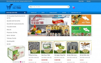 Khẳng định thương hiệu OCOP Hà Tĩnh nhờ lên sàn thương mại điện tử