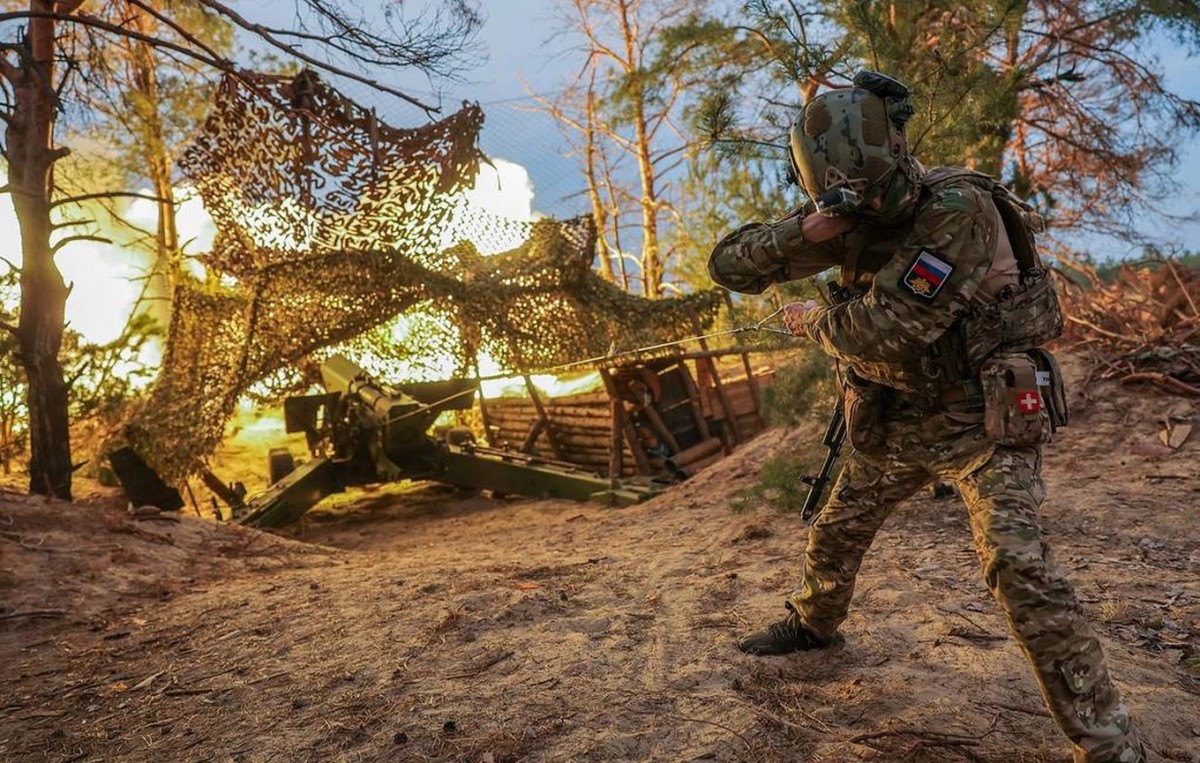 Quân đội Nga tiếp tục nỗ lực đẩy lùi lực lượng Ukraine ở vùng Kursk. Ảnh: TASS Quân đội Nga tiếp tục nỗ lực đẩy lùi lực lượng Ukraine ở vùng Kursk. Ảnh: TASS