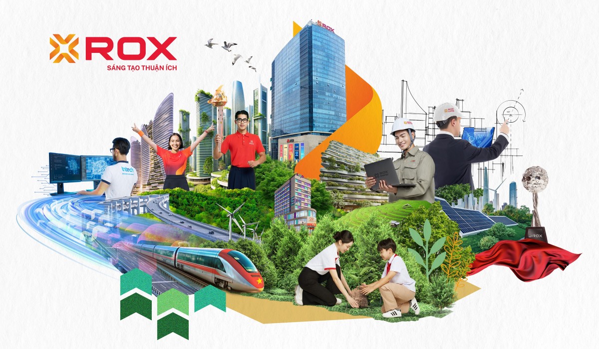 ROX Group kế thừa và phát huy các giá trị truyền thống đồng thời bắt nhịp xu hướng của thời đại. ROX Group kế thừa và phát huy các giá trị truyền thống đồng thời bắt nhịp xu hướng của thời đại.