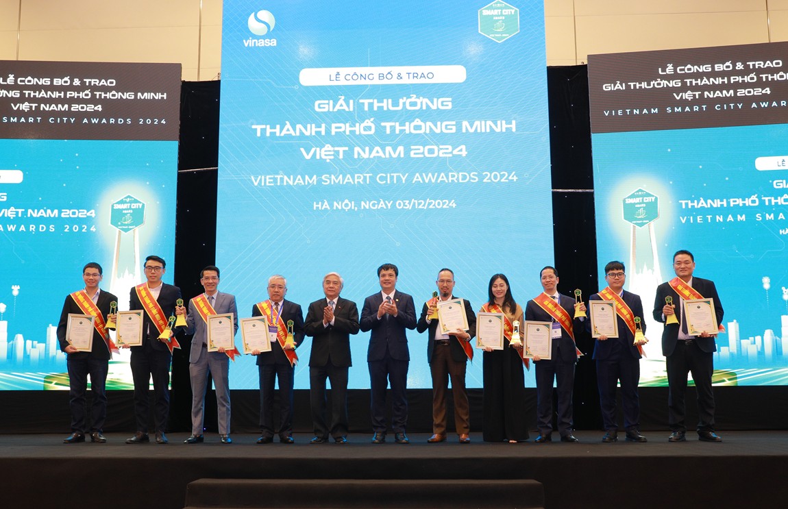 19 đơn vị và tổ chức đạt giải thưởng thành phố thông minh Việt Nam 2024 19 đơn vị và tổ chức đạt giải thưởng thành phố thông minh Việt Nam 2024