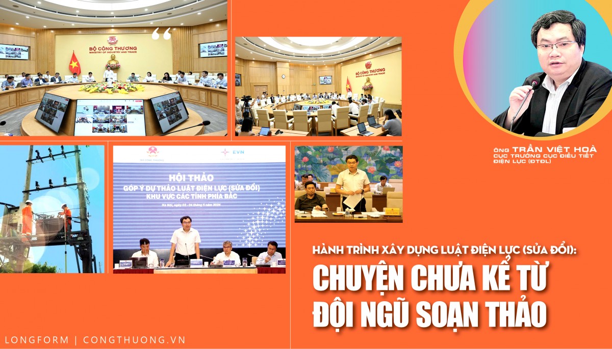 Hành trình xây dựng Luật Điện lực (sửa đổi): Chuyện chưa kể từ đội ngũ soạn thảo Hành trình xây dựng Luật Điện lực (sửa đổi): Chuyện chưa kể từ đội ngũ soạn thảo