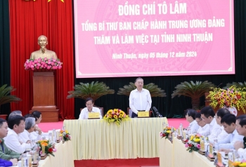 Tổng Bí thư Tô Lâm: Nhanh chóng tháo gỡ điểm nghẽn để khởi động lại Nhà máy điện hạt nhân Ninh Thuận