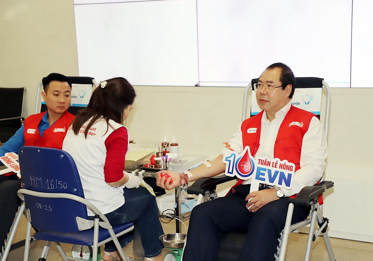 EVN triển khai chương trình hiến máu tình nguyện Tuần lễ hồng lần thứ X
