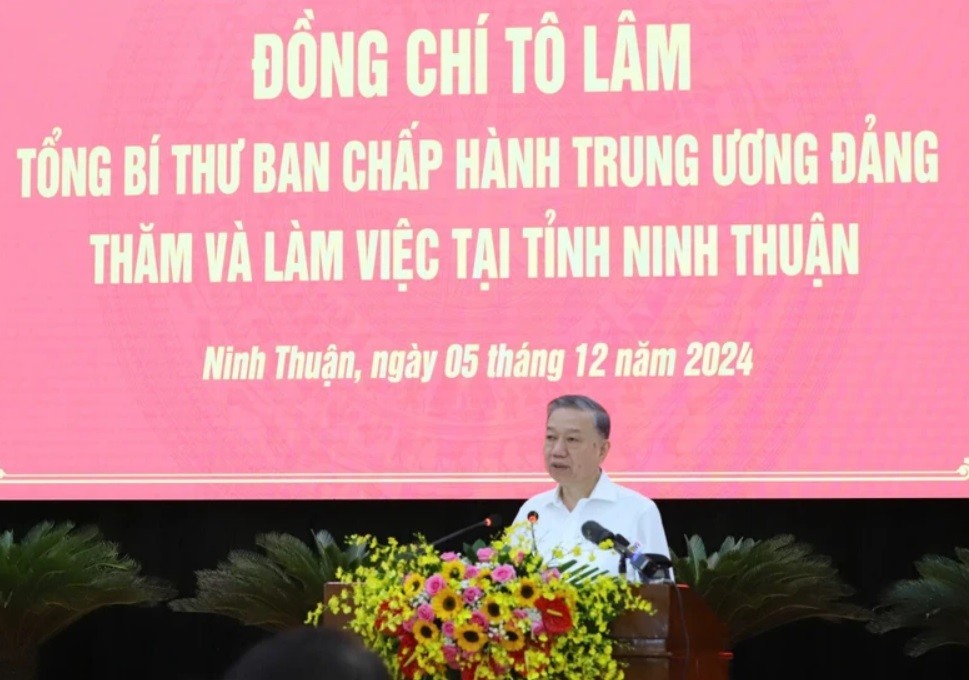 Tổng Bí thư Tô Lâm: Chuẩn bị tốt các điều kiện để khởi động lại Nhà máy điện hạt nhân Ninh Thuận Tổng Bí thư Tô Lâm: Chuẩn bị tốt các điều kiện để khởi động lại Nhà máy điện hạt nhân Ninh Thuận