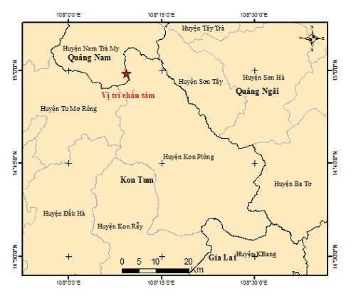 Việt Nam ghi nhận 463 trận động đất tính đến 5/12/2024 Việt Nam ghi nhận 463 trận động đất tính đến 5/12/2024