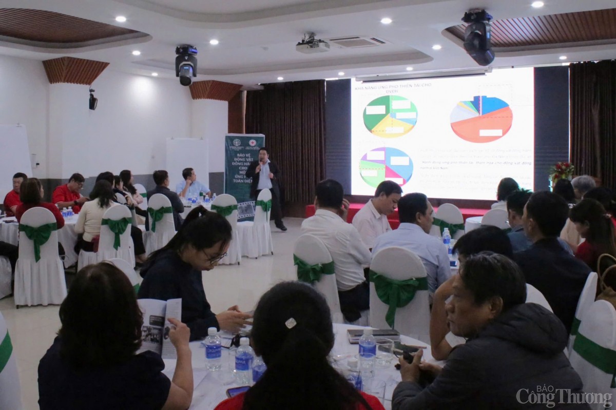 Hội Chữ thập đỏ TP. Đà Nẵng tổ chức Hội nghị lồng ghép bảo vệ động vật đồng hành trong phòng chống thiên tai