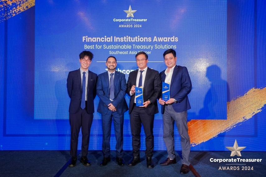 Techcombank lập “hat-trick” giải thưởng quốc tế với giải pháp quản trị nguồn vốn C-Cash