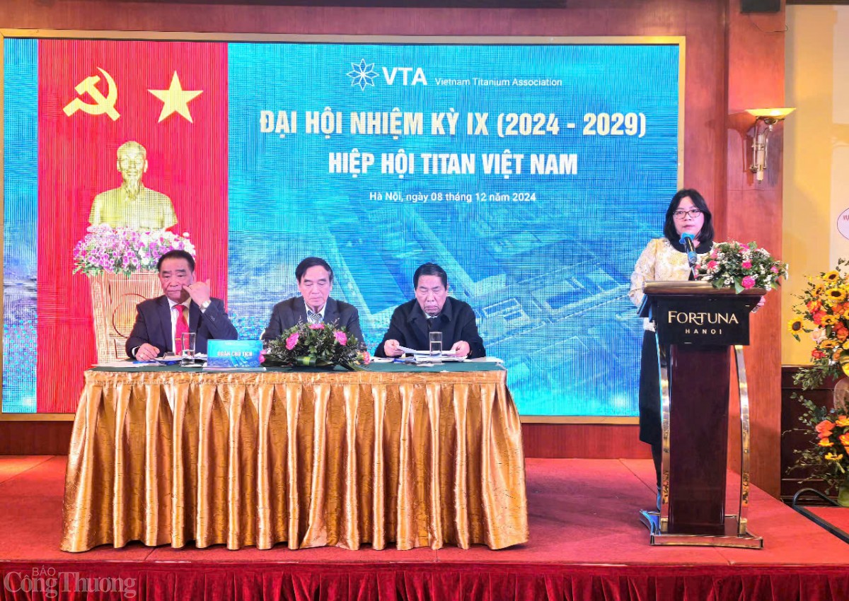 Hiệp hội Titan Việt Nam ra mắt Ban Chấp hành nhiệm kỳ 2024-2029 Hiệp hội Titan Việt Nam ra mắt Ban Chấp hành nhiệm kỳ 2024-2029
