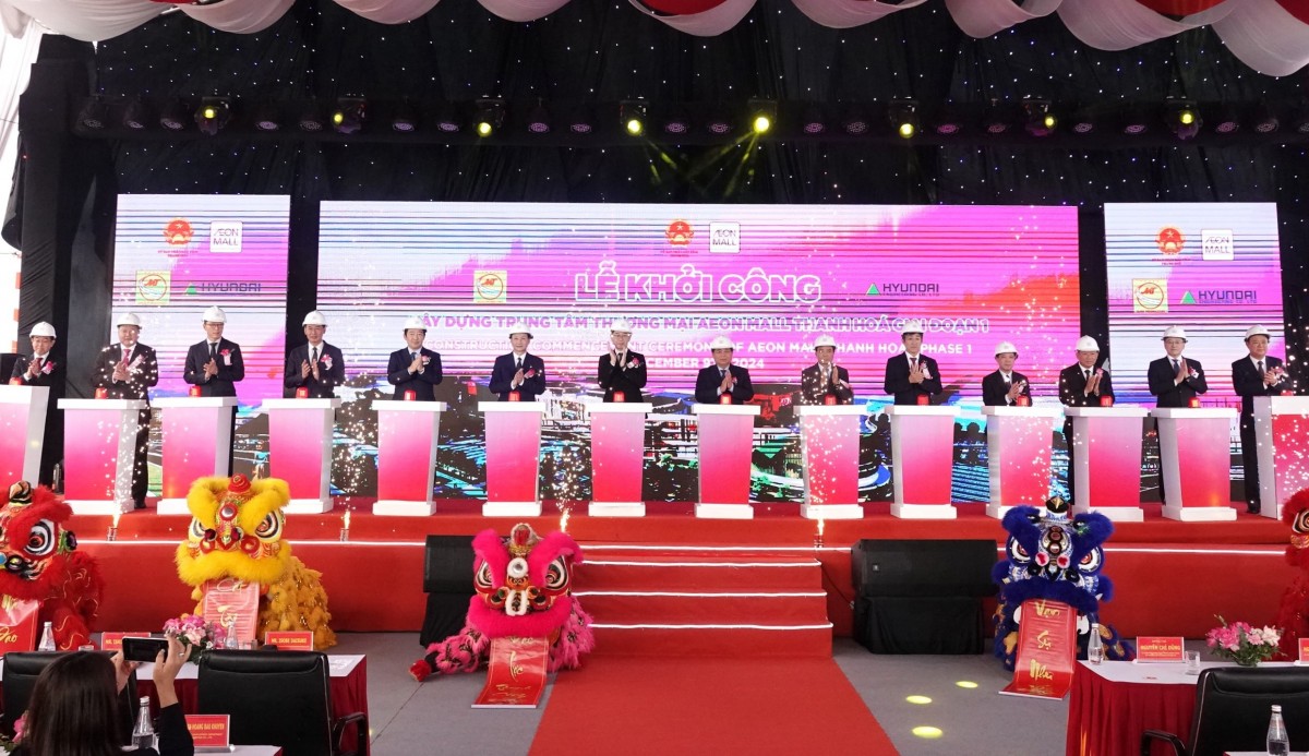 Khởi công dự án Trung tâm Thương mại AEON MALL Thanh Hóa