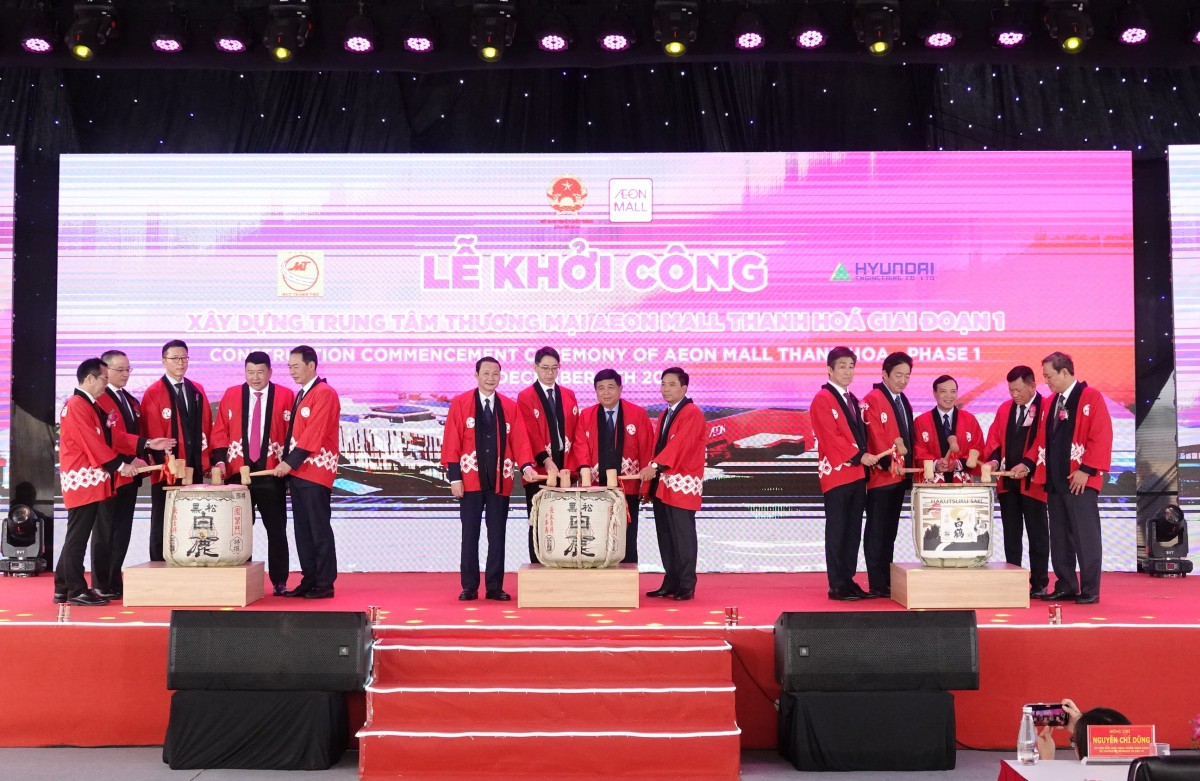 Khởi công dự án Trung tâm Thương mại AEON MALL Thanh Hóa
