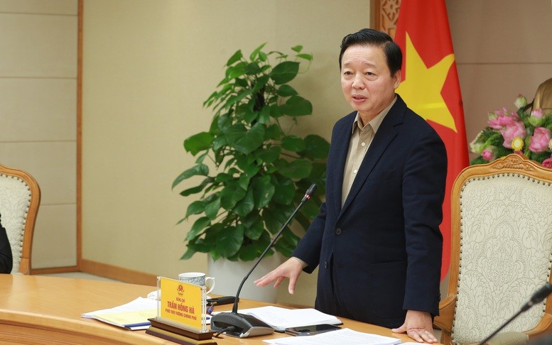 Phó Thủ tướng Trần Hồng Hà nhấn mạnh, 2 đại học quốc gia tự chủ mạnh mẽ hơn nữa sau khi kiện toàn, sắp xếp, tinh gọn tổ chức bộ máy - Ảnh: VGP/Minh Khôi