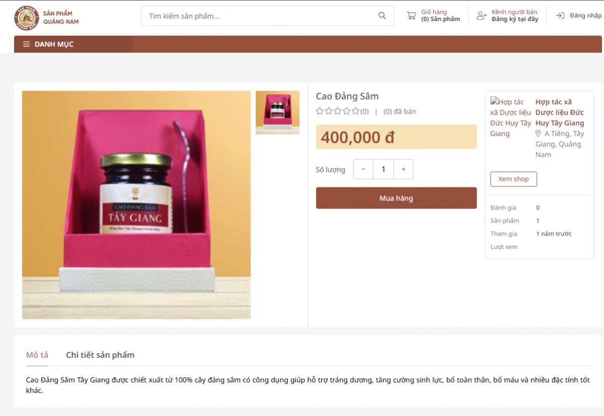 Đón đầu xu hướng thương mại điện tử, Cao Đảng Sâm ‘phủ sóng’ rộng rãi trên thị trường