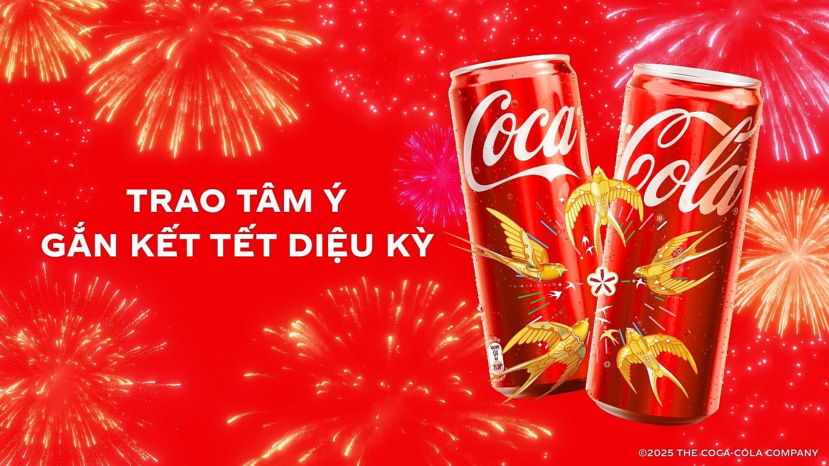 Coca-Cola khởi động chiến dịch Tết 2025: Trao tâm ý, gắn Tết diệu kỳ Coca-Cola khởi động chiến dịch Tết 2025: Trao tâm ý, gắn Tết diệu kỳ