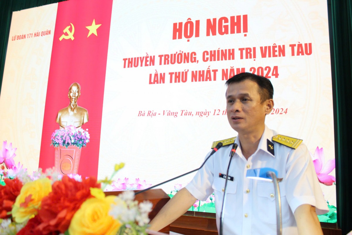 Lữ đoàn 171, Vùng 2 Hải quân tổ chức hội nghị thuyền trưởng, chính trị viên tàu lần thứ nhất Lữ đoàn 171, Vùng 2 Hải quân tổ chức hội nghị thuyền trưởng, chính trị viên tàu lần thứ nhất