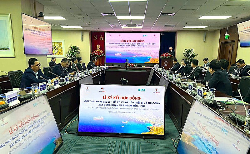 Lễ ký hợp đồng EPC dự án cấp điện từ lưới điện Quốc gia cho huyện Côn Đảo Lễ ký hợp đồng EPC dự án cấp điện từ lưới điện Quốc gia cho huyện Côn Đảo