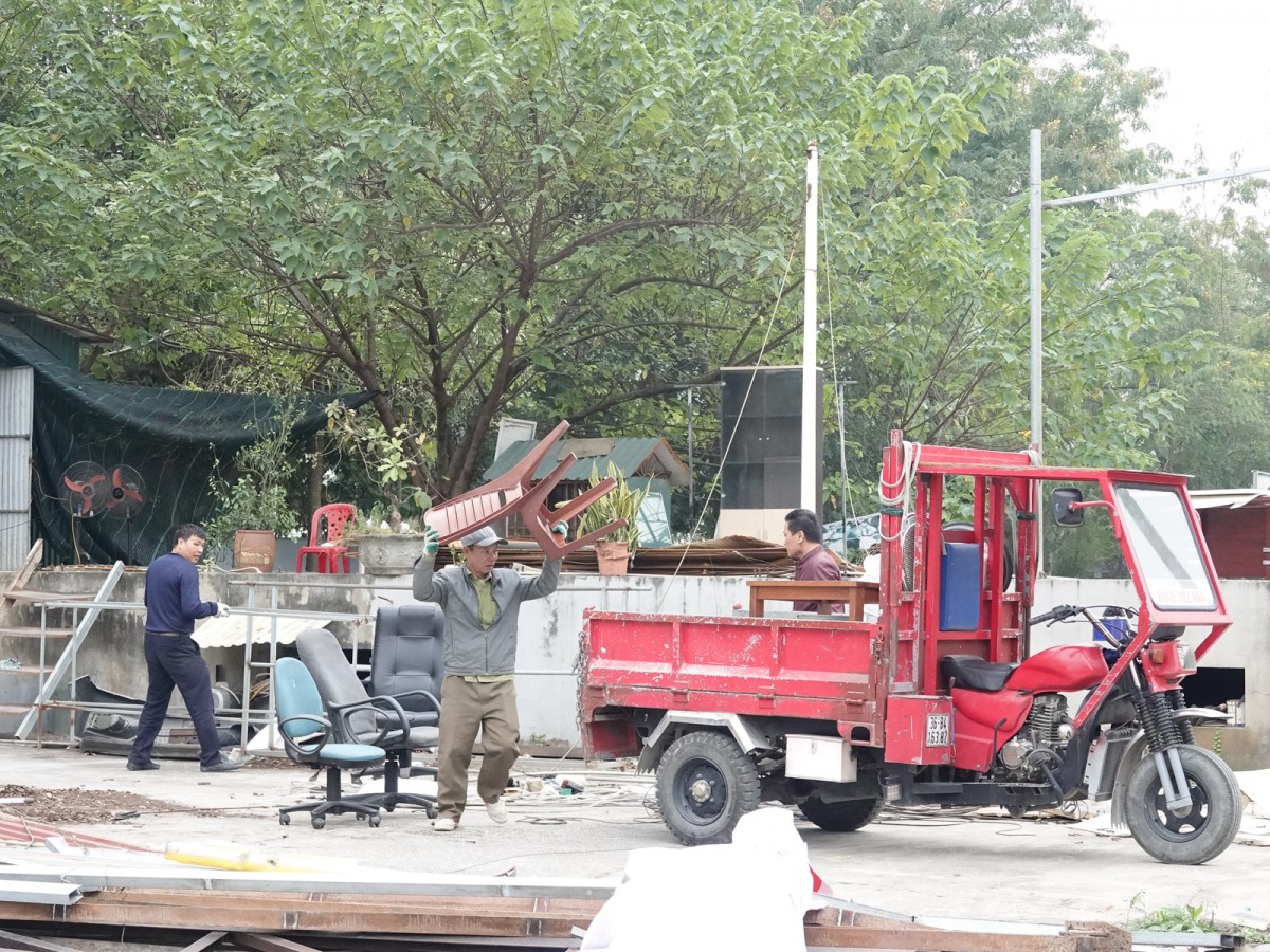 Cưỡng chế Dự án Trường tiểu học và Trường THCS dân lập Thanh Hoa