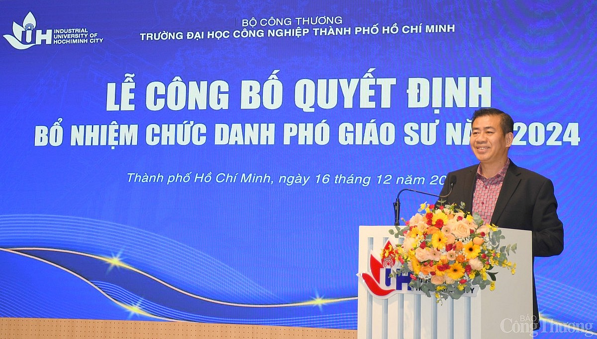 Trường Đại học Công nghiệp TP. Hồ Chí Minh trao quyết định bổ nhiệm chức danh Phó Giáo sư năm 2024