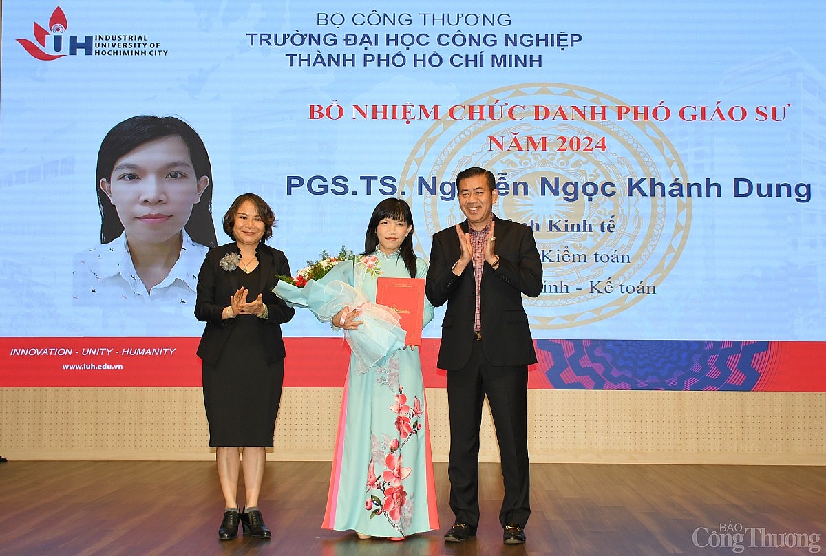 Trường Đại học Công nghiệp TP. Hồ Chí Minh trao quyết định bổ nhiệm chức danh Phó Giáo sư năm 2024