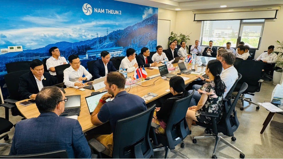 EVNGENCO2 làm việc với Công ty TNHH Điện lực Nam Theun 2 EVNGENCO2 làm việc với Công ty TNHH Điện lực Nam Theun 2