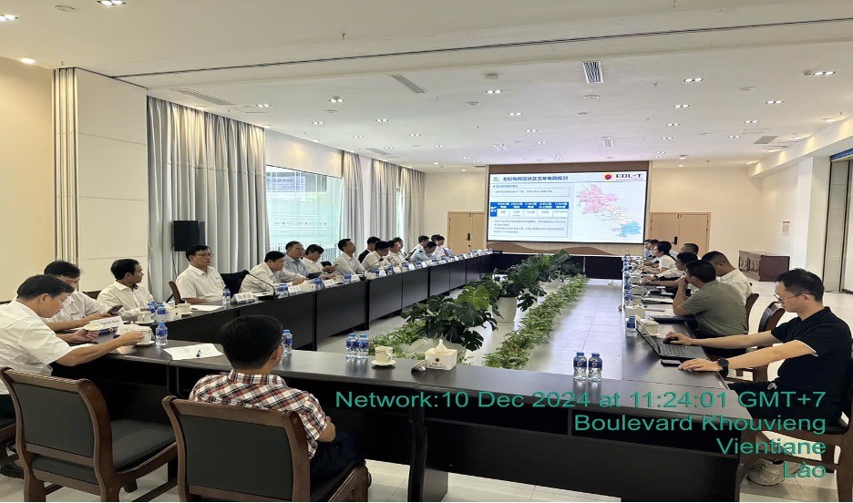 EVNGENCO2 làm việc tại Công ty Truyền tải Điện Lào EVNGENCO2 làm việc tại Công ty Truyền tải Điện Lào