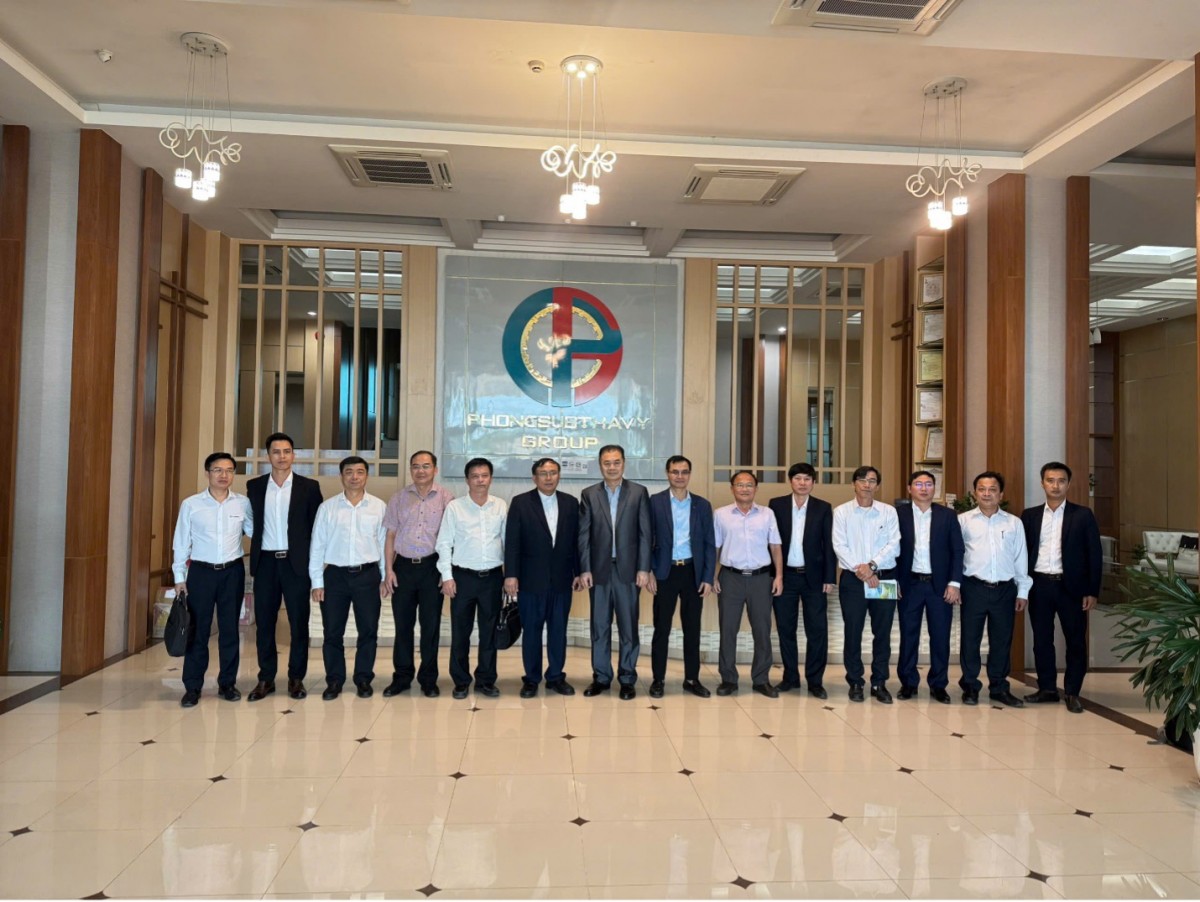 EVNGENCO2 làm việc với Tập đoàn Phongsupthavy EVNGENCO2 làm việc với Tập đoàn Phongsupthavy