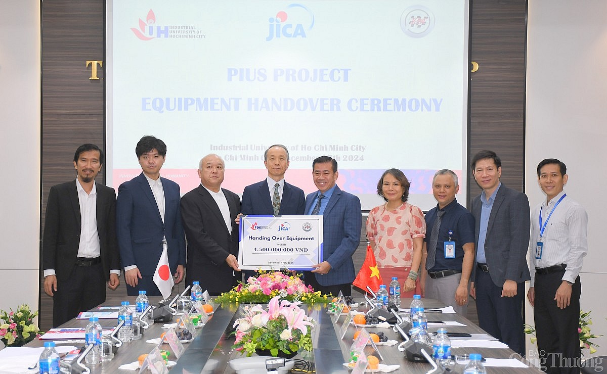 Nhật Bản tài trợ trang thiết bị cho Trường Đại học Công nghiệp TP. Hồ Chí Minh