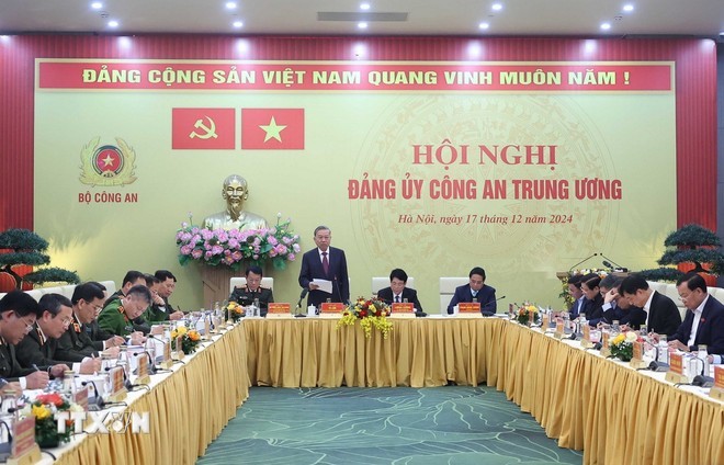 Tổng Bí thư Tô Lâm phát biểu chỉ đạo. Ảnh: Thống Nhất/TTXVN