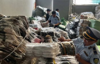 Liên ngành 389 xử lý hơn 1.400 vụ vi phạm về buôn bán hàng hóa nhập lậu, hàng giả, hàng nhái