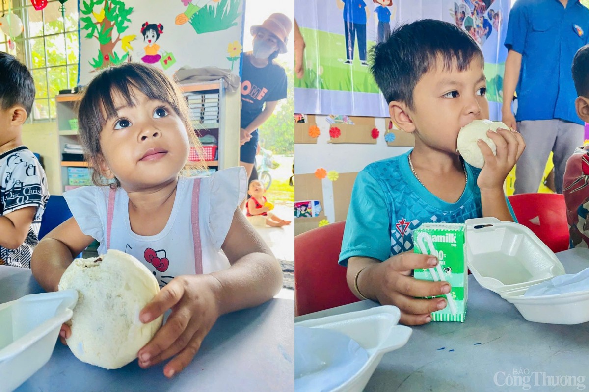 Những bữa ăn sáng ấm áp nâng bước trẻ em nghèo Gia Lai