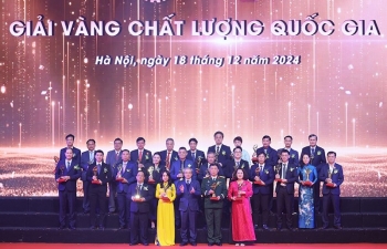 Bưu điện Việt Nam nhận giải Vàng Chất lượng quốc gia