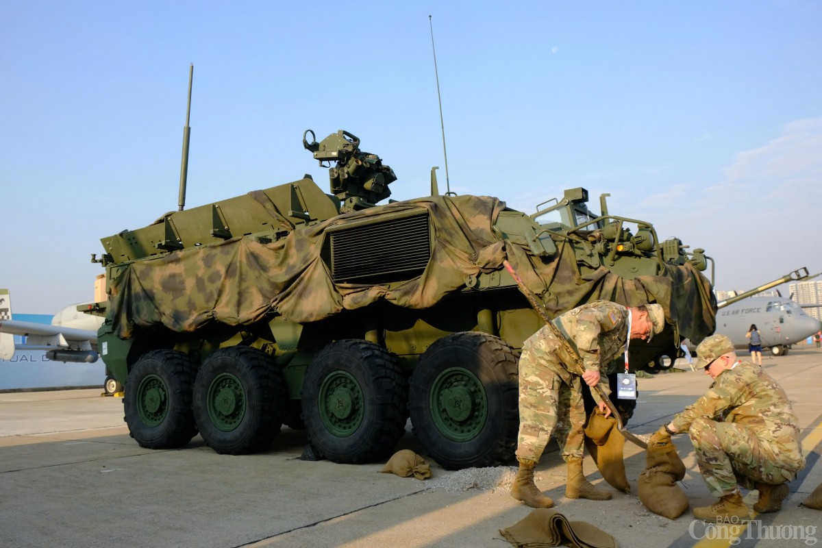 Soi 5 quái vật hạng nặng Mỹ đem đến Triển lãm Quốc phòng quốc tế Việt Nam 2024