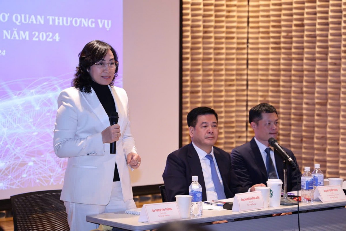 Chùm ảnh: Hội nghị Tham tán thương mại, Trưởng Cơ quan Thương vụ khu vực châu Á - châu Phi năm 2024