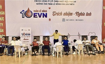 Nhiệt điện Phả Lại tổ chức ngày hội hiến máu nhân đạo hưởng ứng ''Tuần lễ hồng EVN lần thứ X''