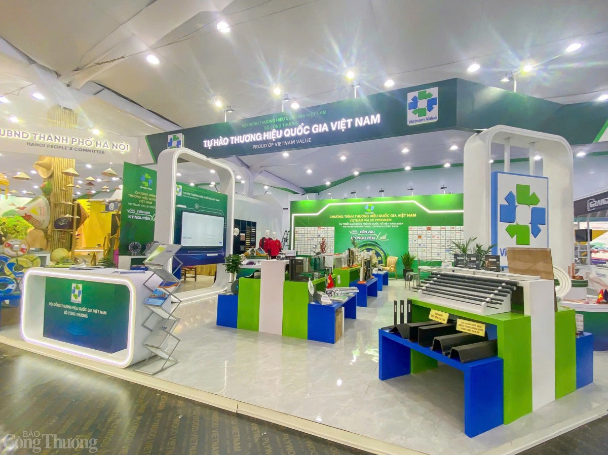 Bộ Công Thương giới thiệu sản phẩm đạt Thương hiệu Quốc gia tại Triển lãm Quốc phòng