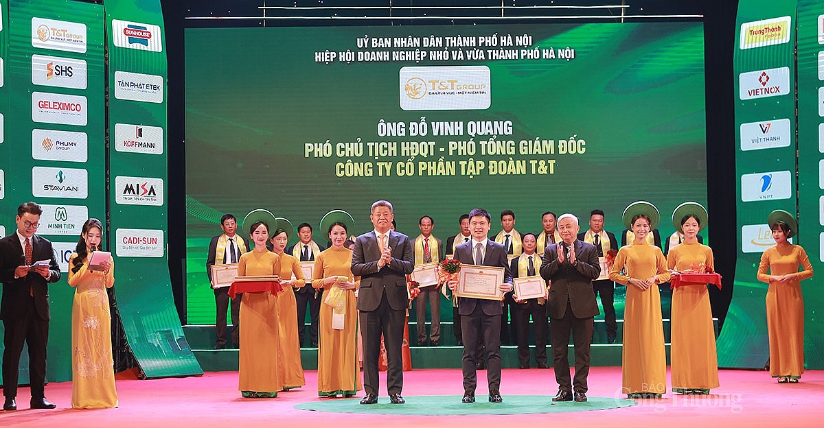 Hà Nội tôn vinh 109 doanh nhân, doanh nghiệp Thăng Long năm 2024