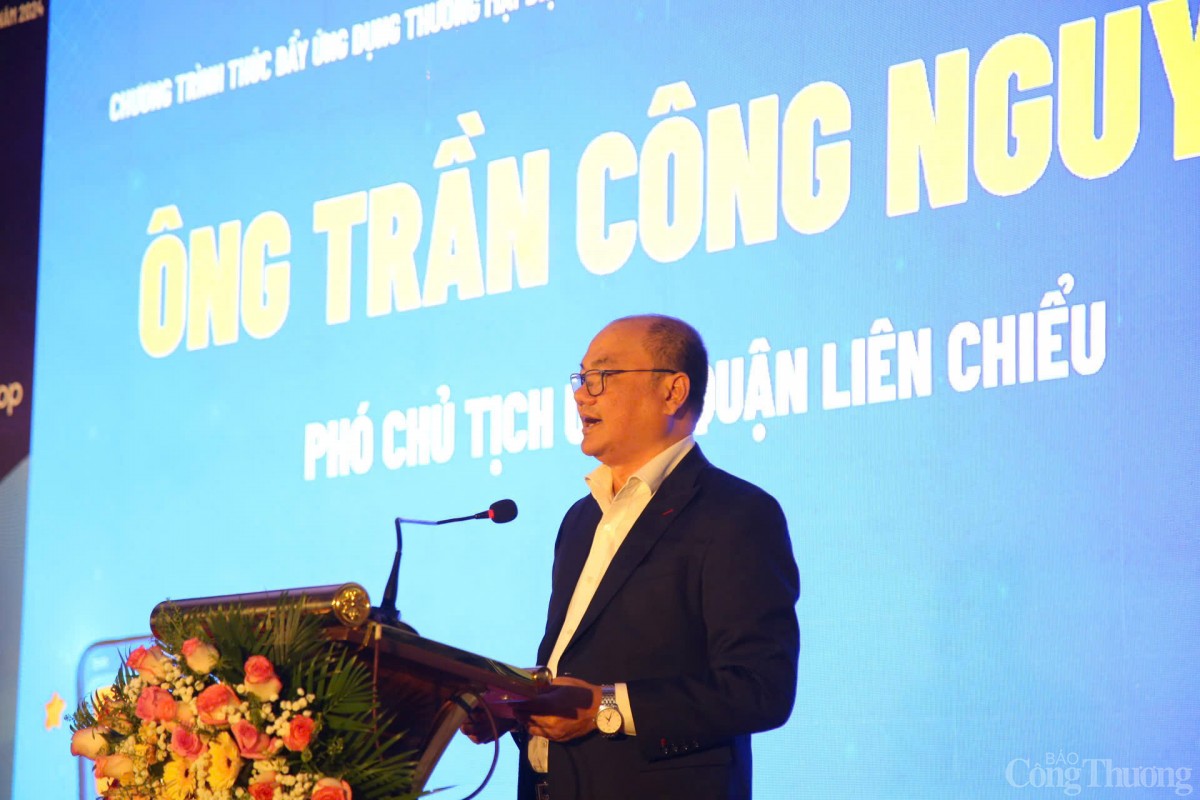 Phó Chủ tịch UBND quận Liên Chiểu, ông Trần Công Nguyên phát biểu khai mạc Phó Chủ tịch UBND quận Liên Chiểu, ông Trần Công Nguyên phát biểu khai mạc