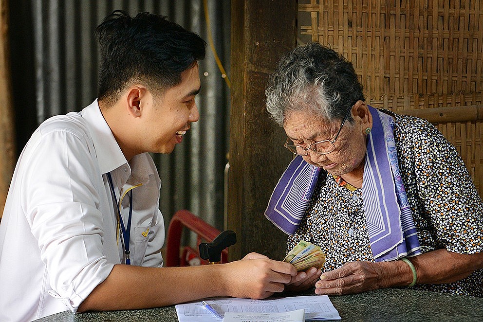 chi trả lương hưu, trợ cấp bảo hiểm xã hội, Bưu điện Việt Nam, lương hưu