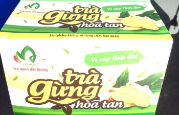 Trà gừng hòa tan Cô Một - trà ngon xứ Quảng