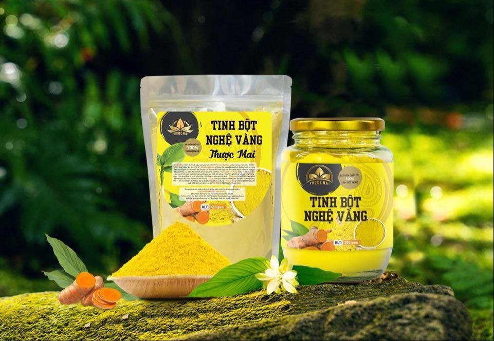 tinh bột nghệ Thược Mai tinh bột nghệ Thược Mai