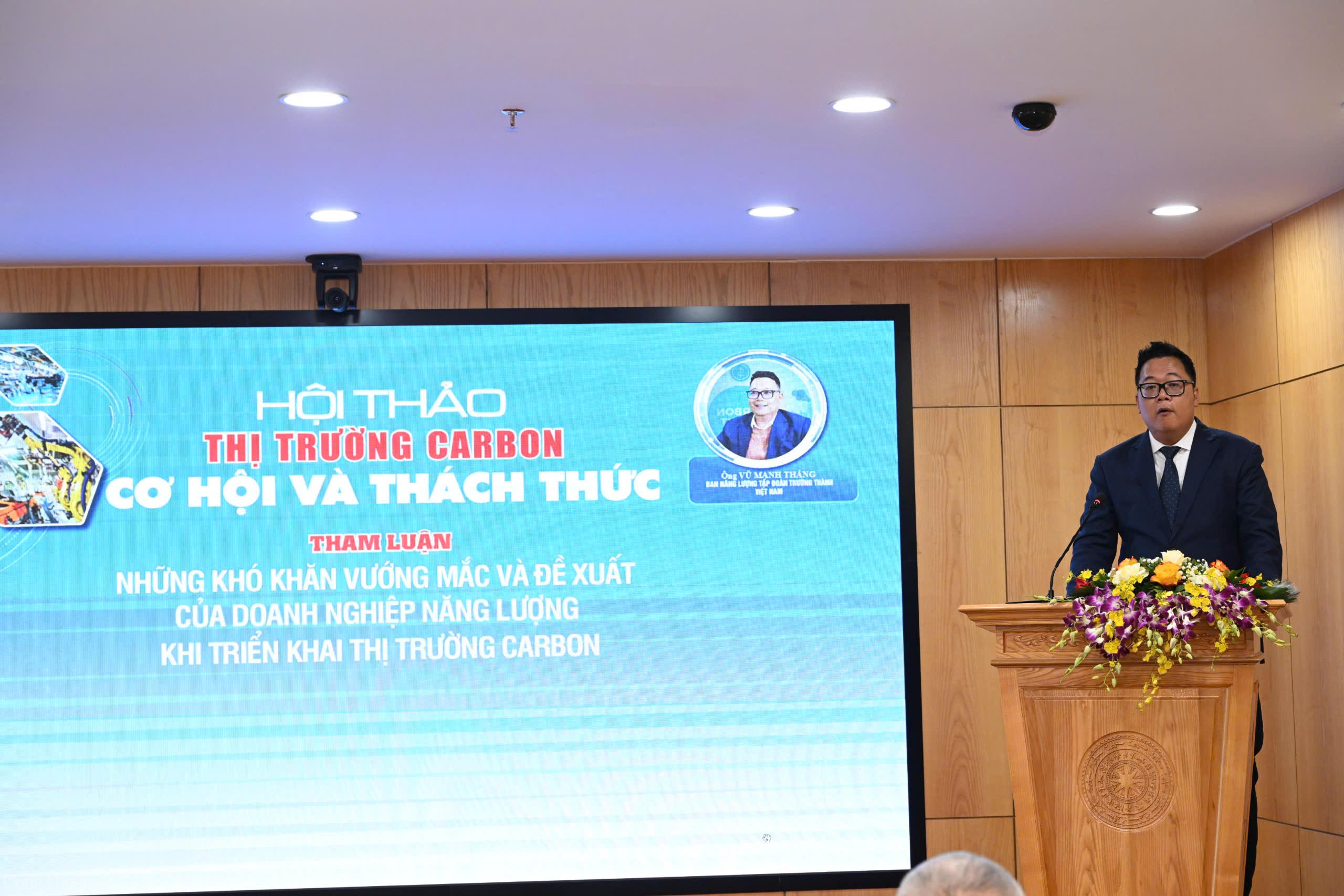 Chùm ảnh: Hội thảo ‘Thị trường carbon: Cơ hội và thách thức’