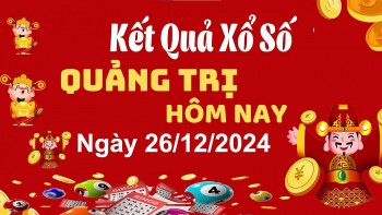 XSQT 26/12, kết quả xổ số Quảng Trị hôm nay 26/12/2024, xổ số Quảng Trị ngày 26 tháng 12