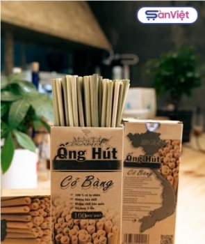 Ống hút cỏ bàng Miền Tây Xanh: Nâng tầm sản phẩm bảo vệ môi trường trên thương mại điện tử