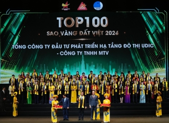 UDIC đạt Danh hiệu TOP 20 Giải thưởng Sao Vàng đất Việt năm 2024