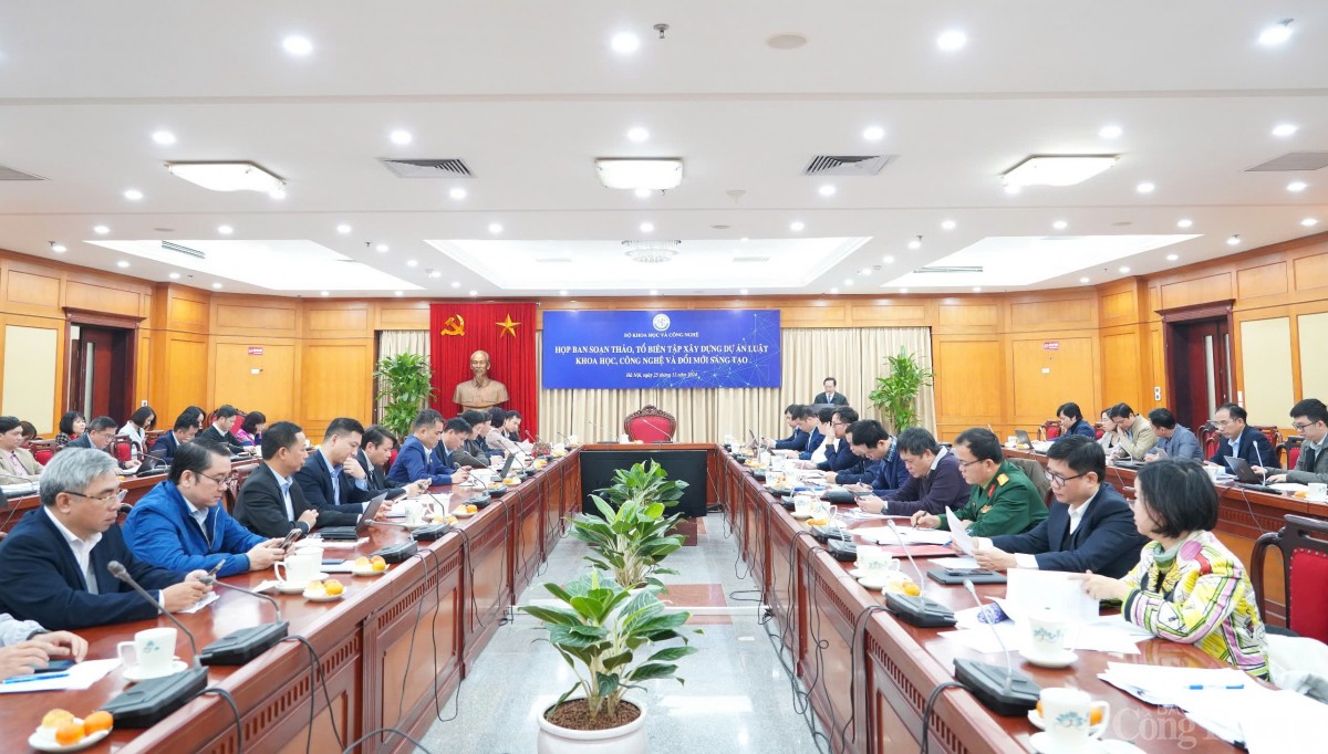 Phiên họp Ban soạn thảo, Tổ biên tập về Luật KH,CN&ĐMST