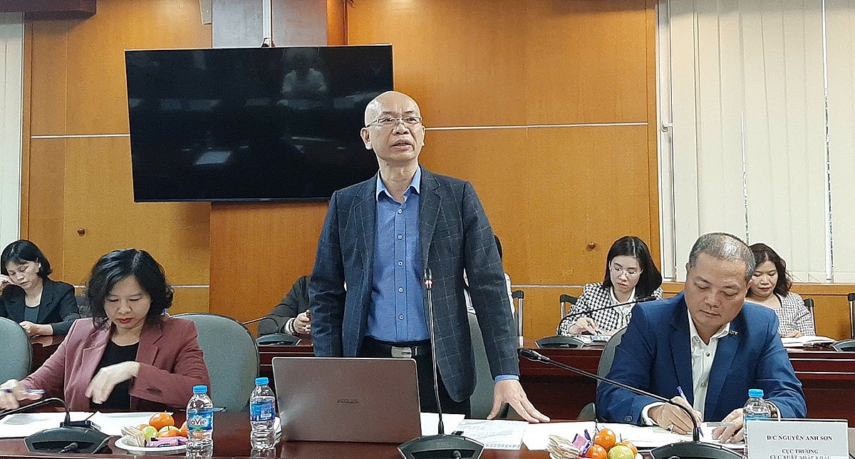 Ông Trần Thanh Hải – Phó cục trưởng Cục Xuất nhập khẩu (Bộ Công Thương) phát biểu tại Hội nghị Ông Trần Thanh Hải – Phó cục trưởng Cục Xuất nhập khẩu (Bộ Công Thương) phát biểu tại Hội nghị
