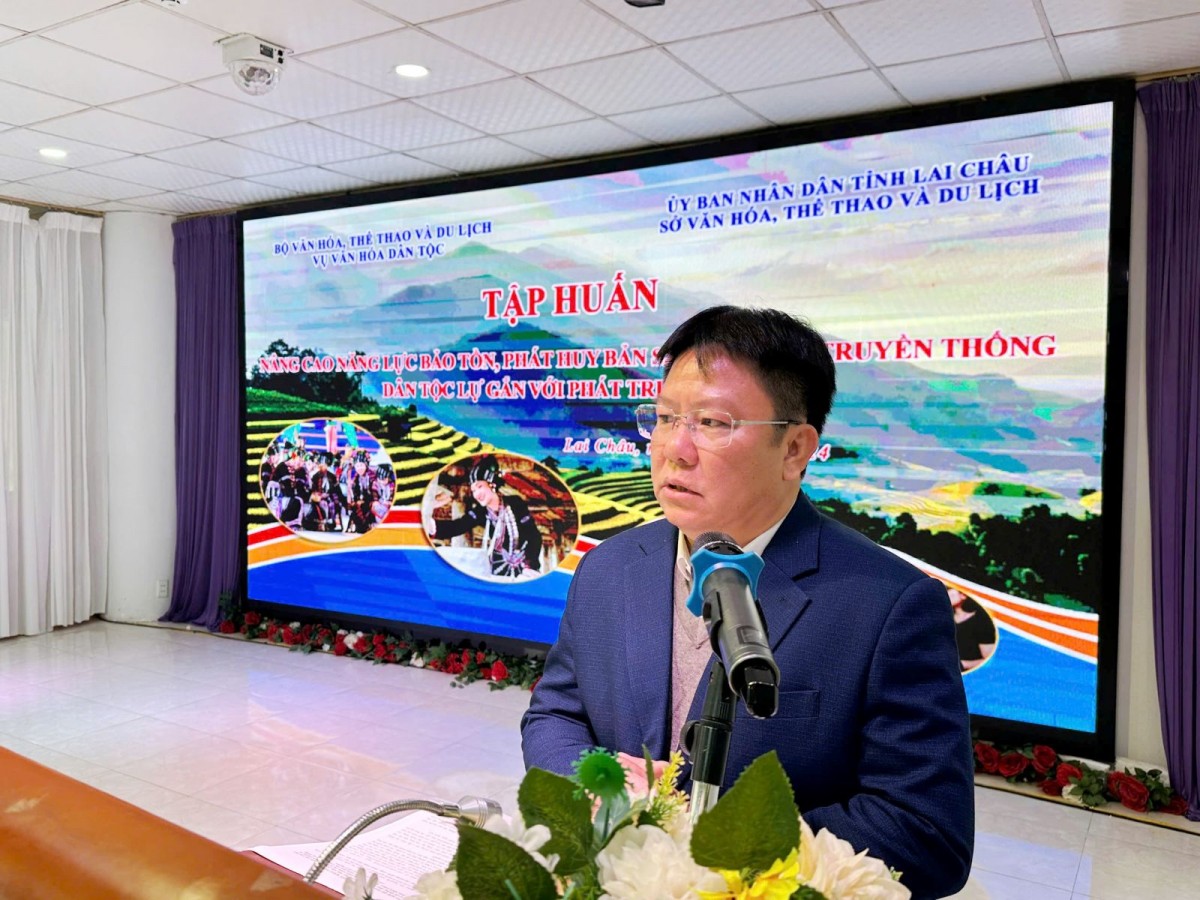 Lai Châu tập huấn bảo tồn bản sắc văn hóa dân tộc thiểu số Lai Châu tập huấn bảo tồn bản sắc văn hóa dân tộc thiểu số