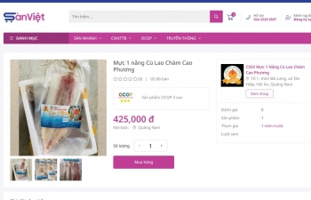 Quảng Nam: Đẩy mạnh tiêu thụ sản phẩm đặc sản địa phương qua sàn thương mại điện tử