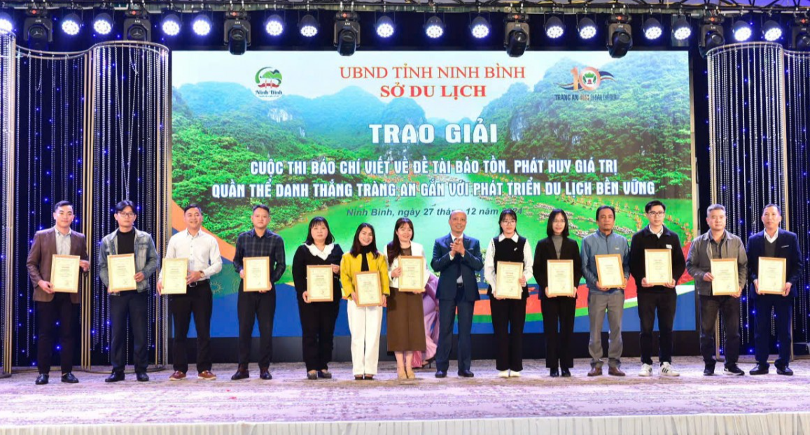 báo công thương đạt giải cuộc thi báo chí viết về đề tài tràng an